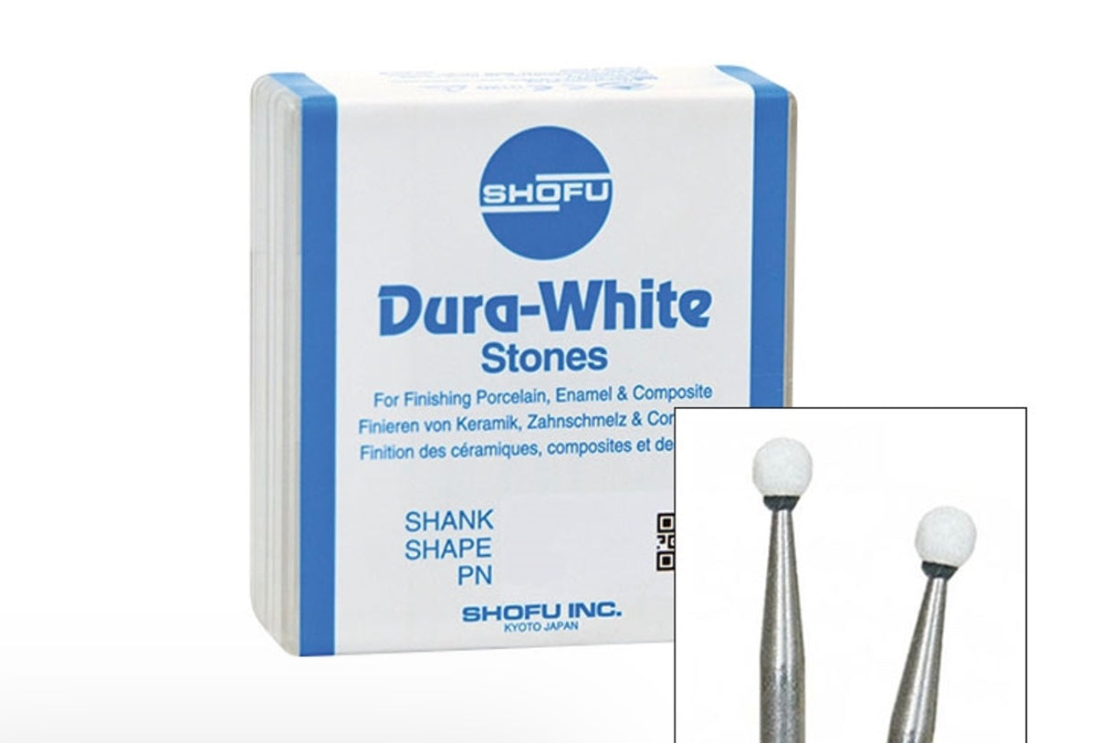 Shofu White Stone - Round (Slow speed)